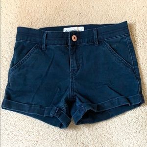 Abercrombie kids size 11/12 navy shorts